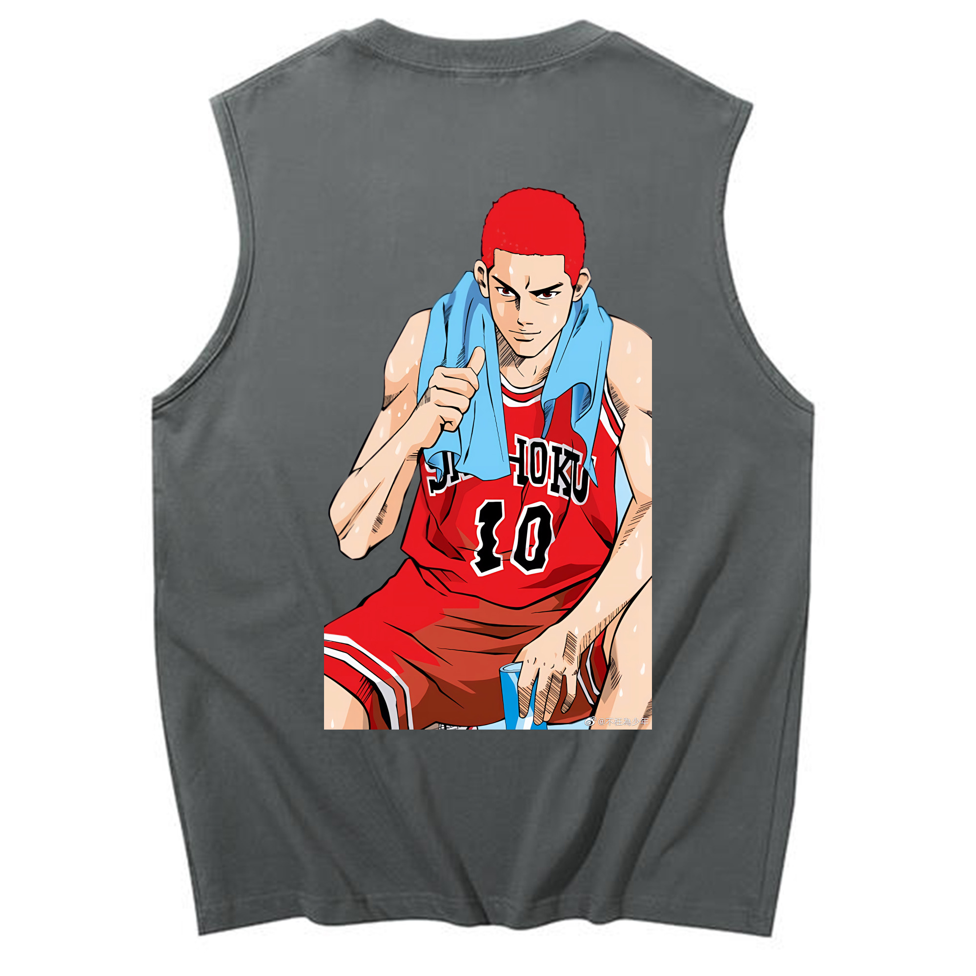 （画像用） SLAM DUNK／スラムダンク コットン100％タンクトップ（背面プリント）